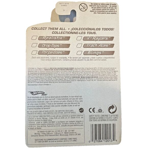 2005 Hot Wheels #47 First Editions-Torpedoes 7/10 SLIDER Lime w/5 Spoke Wheels - Picture 5 of 6